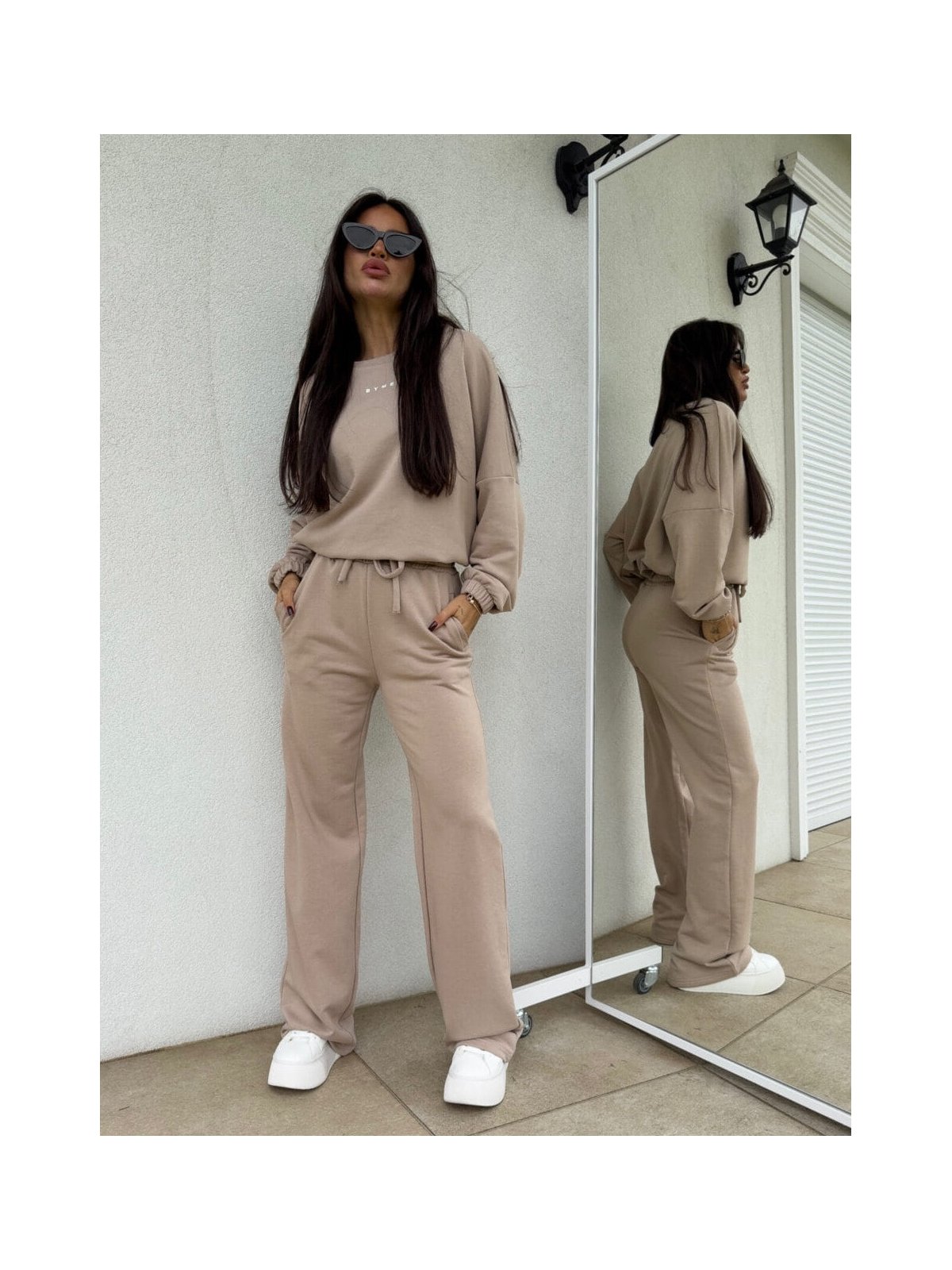 Komplet dresowy SYDNEY, ciepły beż