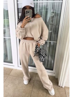 Komplet dresowy SYDNEY, ciepły beż