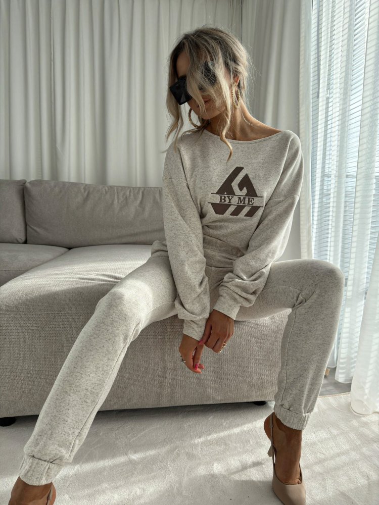 Komplet dresowy LUXIT, melange