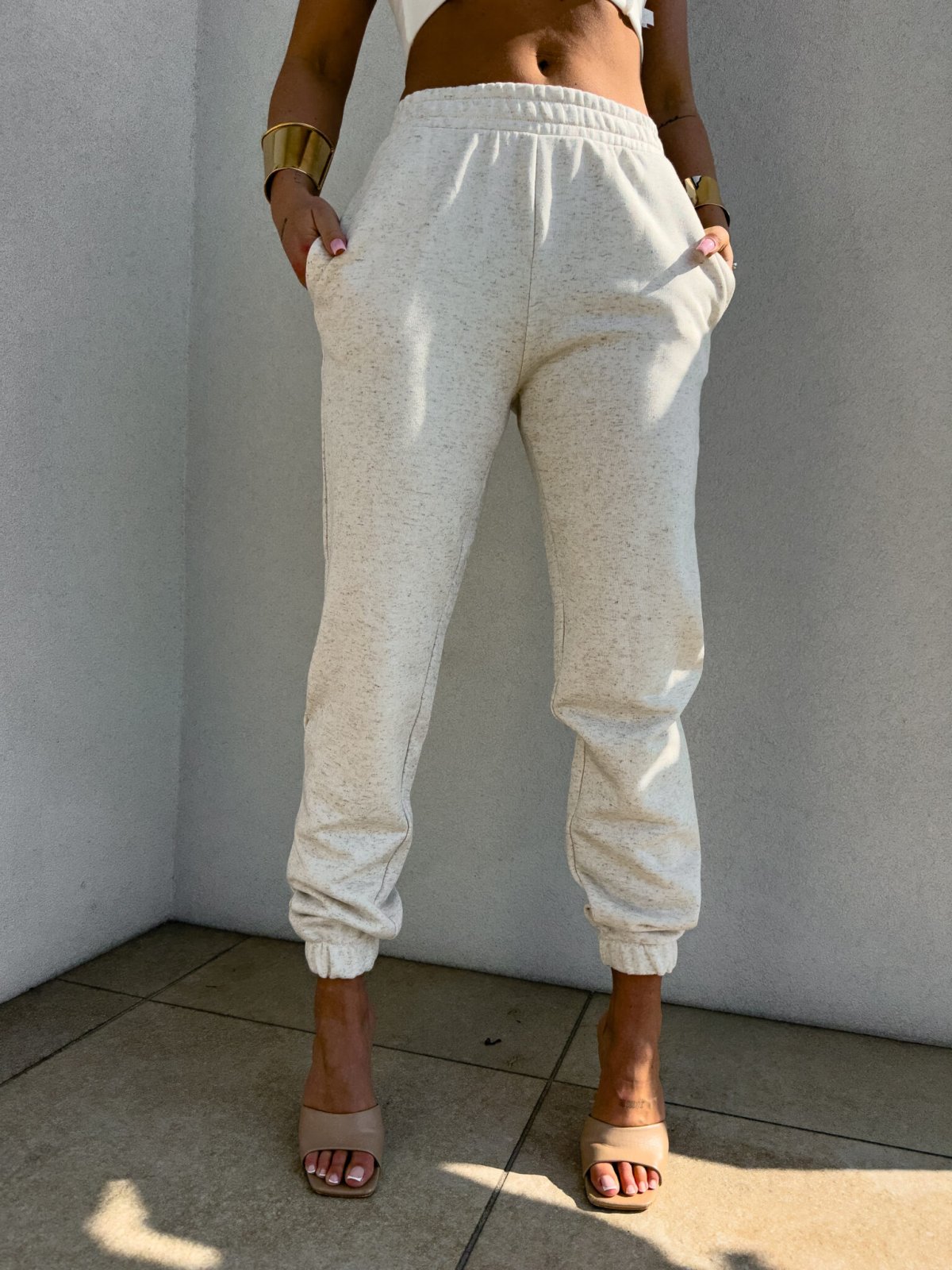 Spodnie joggery BODA, konopia