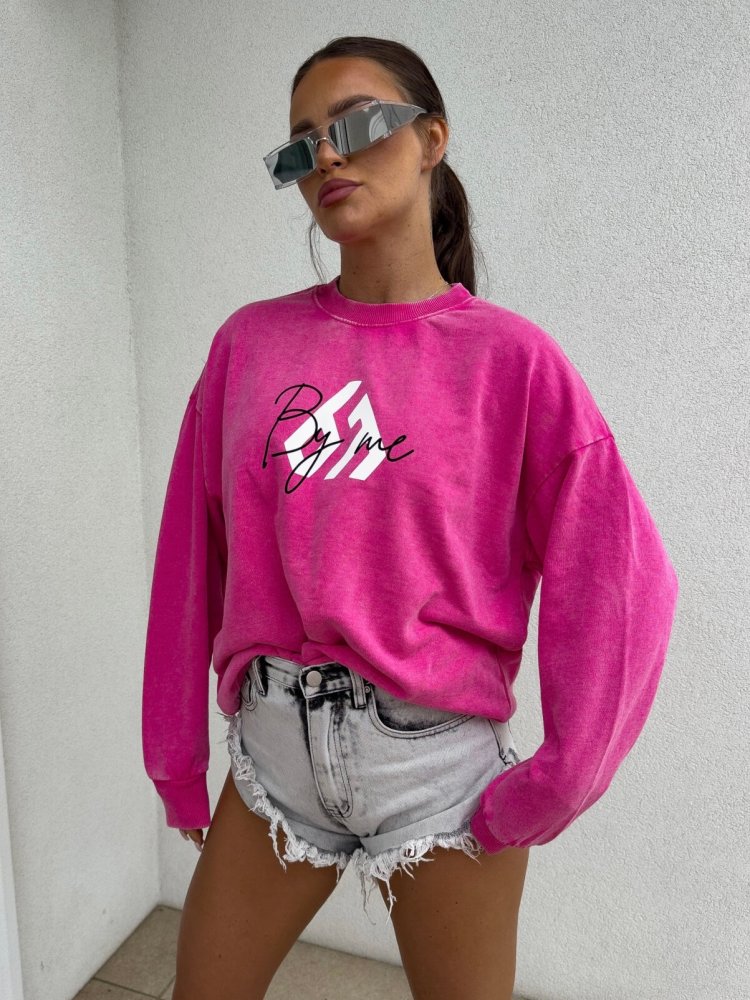 Bluza dresowa MONETTE, różowa