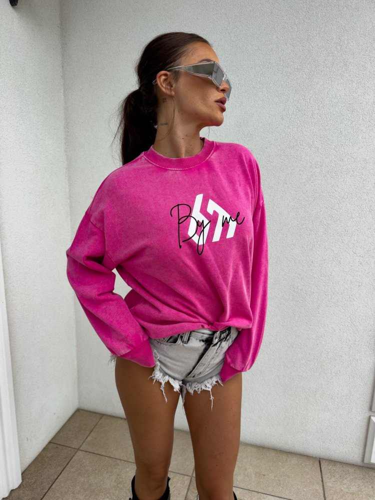 Bluza dresowa MONETTE, różowa