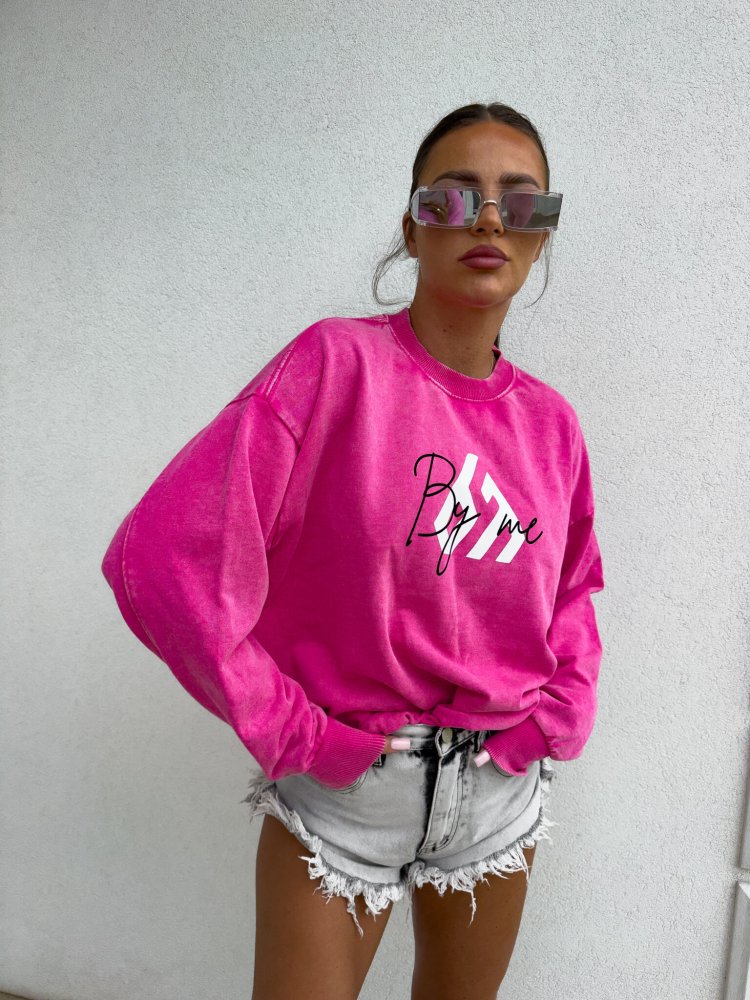 Bluza dresowa MONETTE, różowa