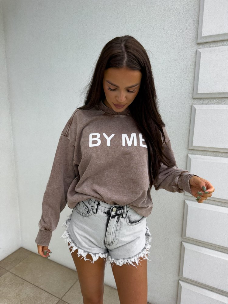 Bluza dresowa DOSE, ciemny beż