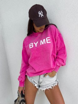 Bluza dresowa DOSE, róż