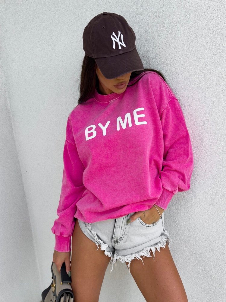 Bluza dresowa DOSE, róż