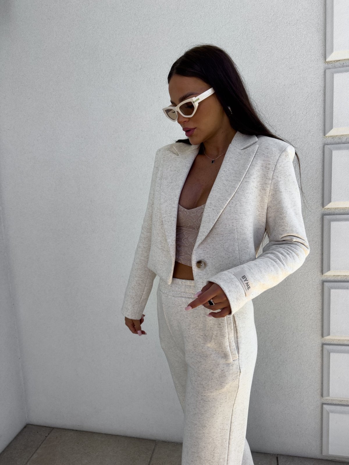 Marynarka dresowa SLIM, konopia