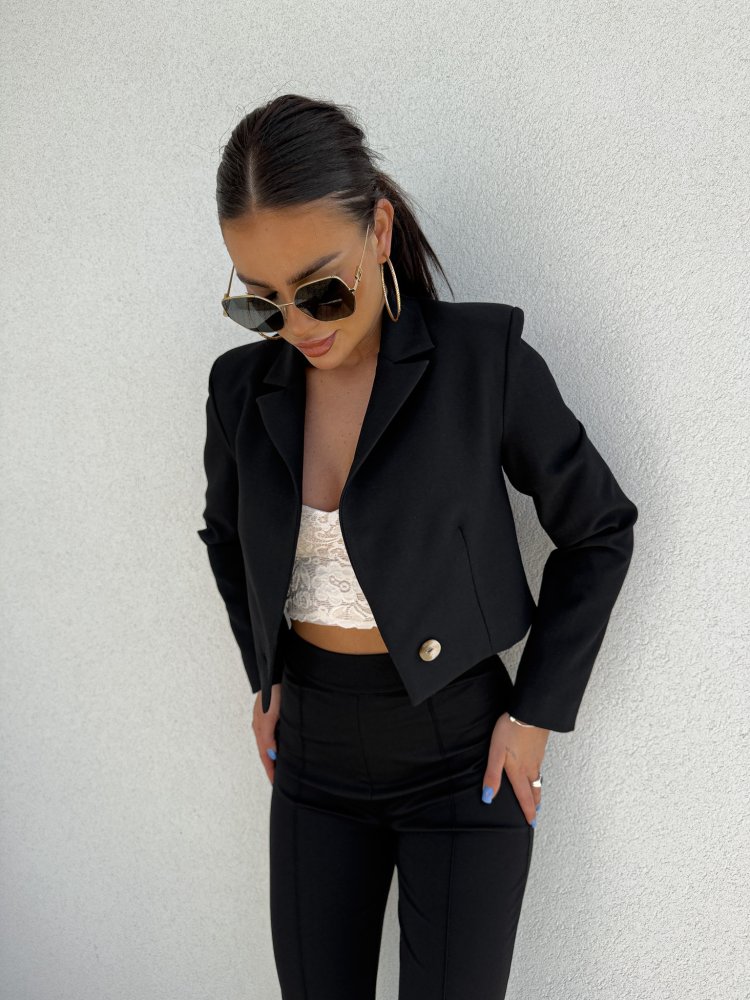 Marynarka SLIM, czarna