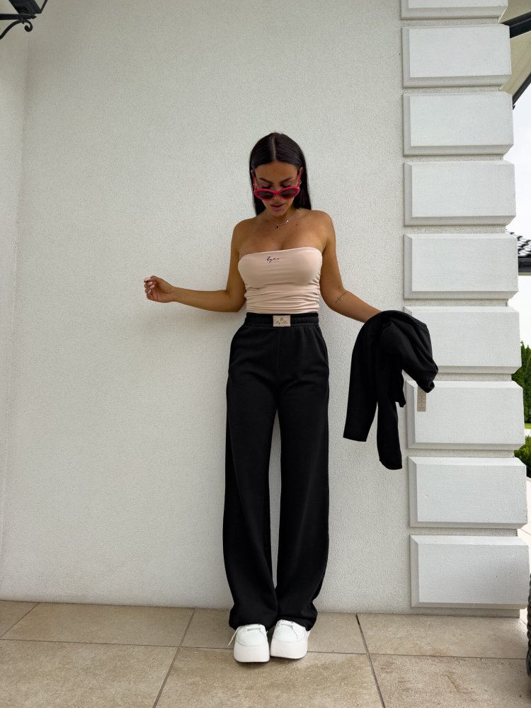 Spodnie dresowe SEVEN, czarne