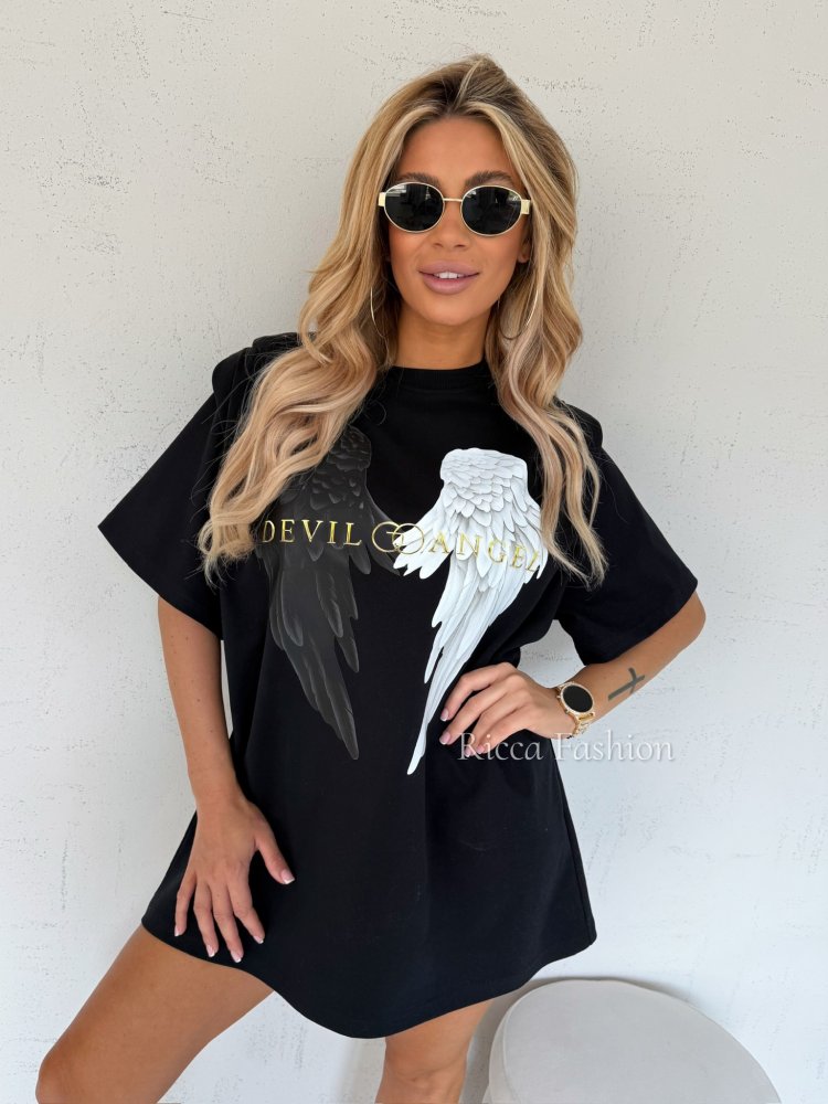 T-shirt/sukienka DEVIL, black