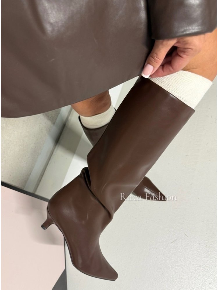 Kozaki ALFIE, chocolate