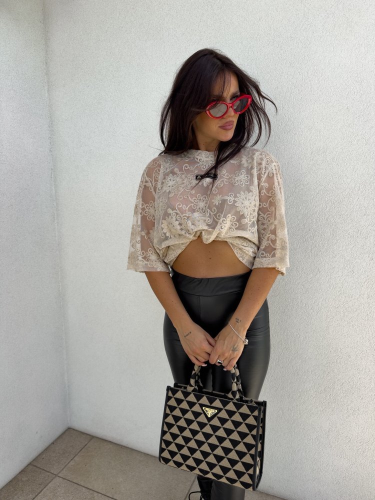 T-shirt MARMARIS II koronka...