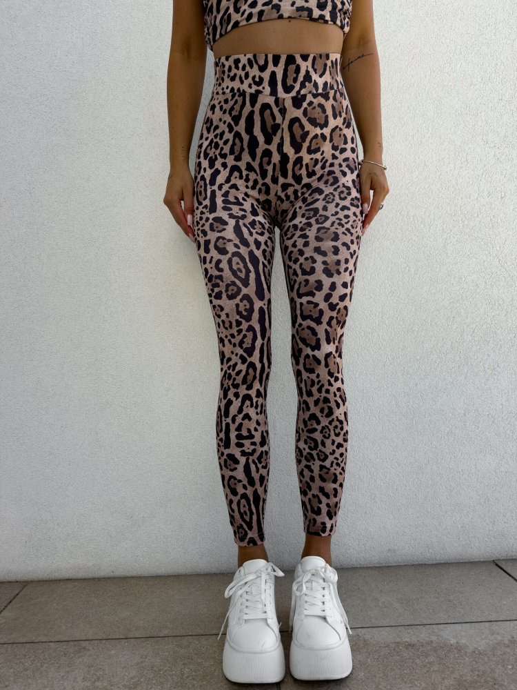Legginsy GYM TIME, pantera...