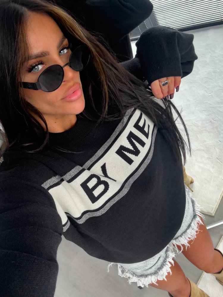 Sweter CR by Me, czarny