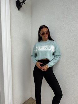 Sweter CR by Me, mięta