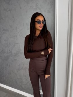 Bluzka LINDA, czekolada