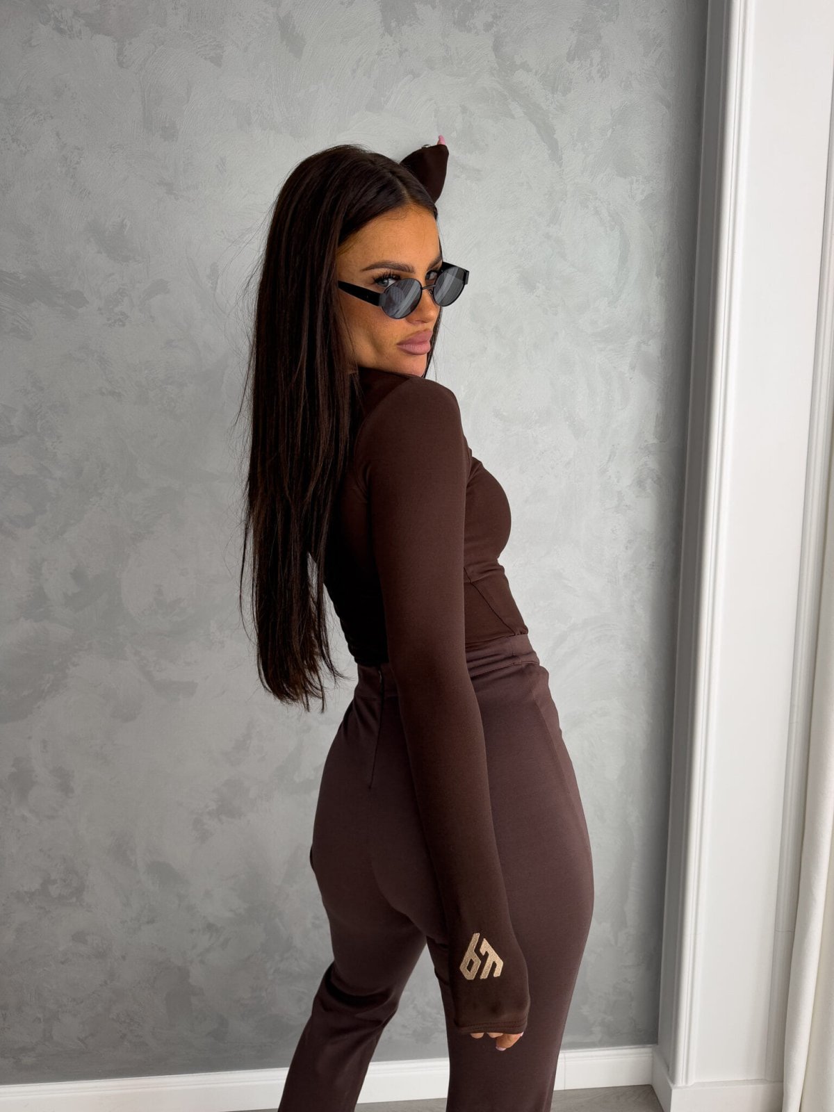 Bluzka LINDA, czekolada