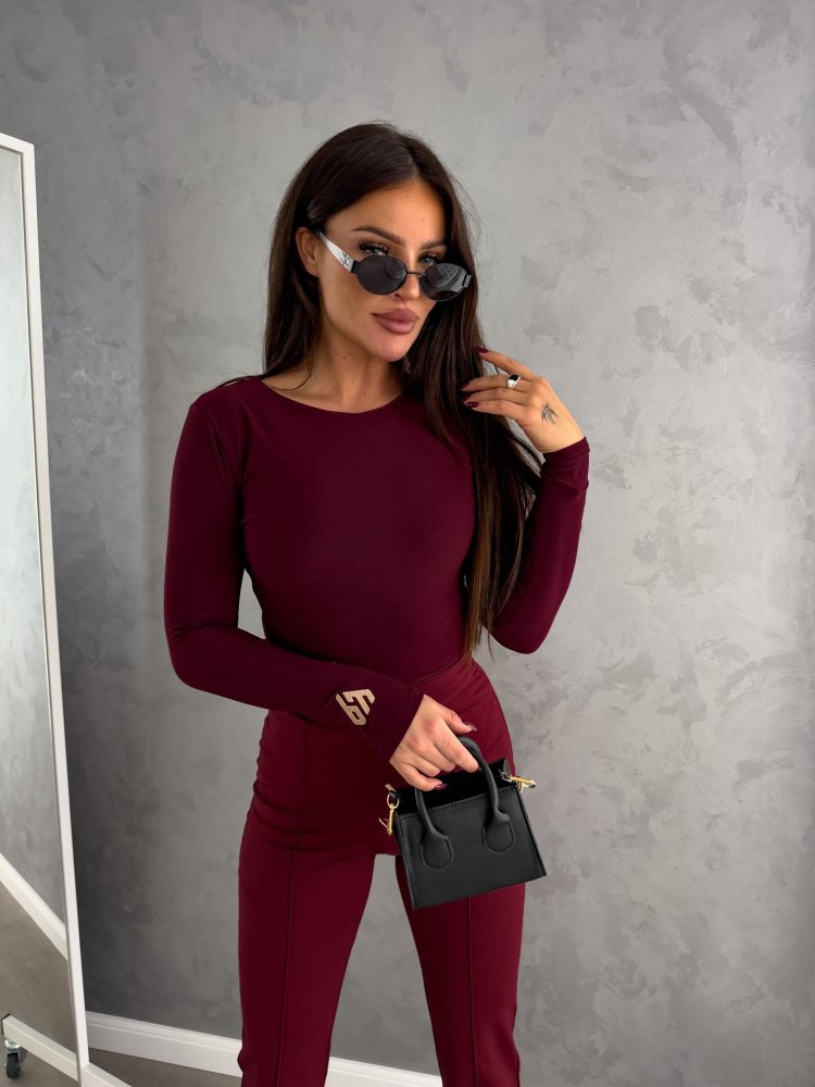 Bluzka LINDA, bordowa