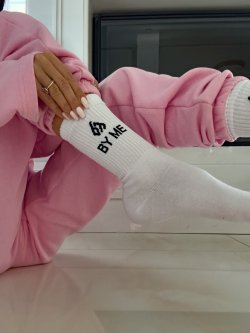 Skarpetki BYME, ecru