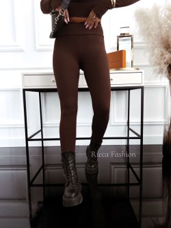 Legginsy RAY, chocolate