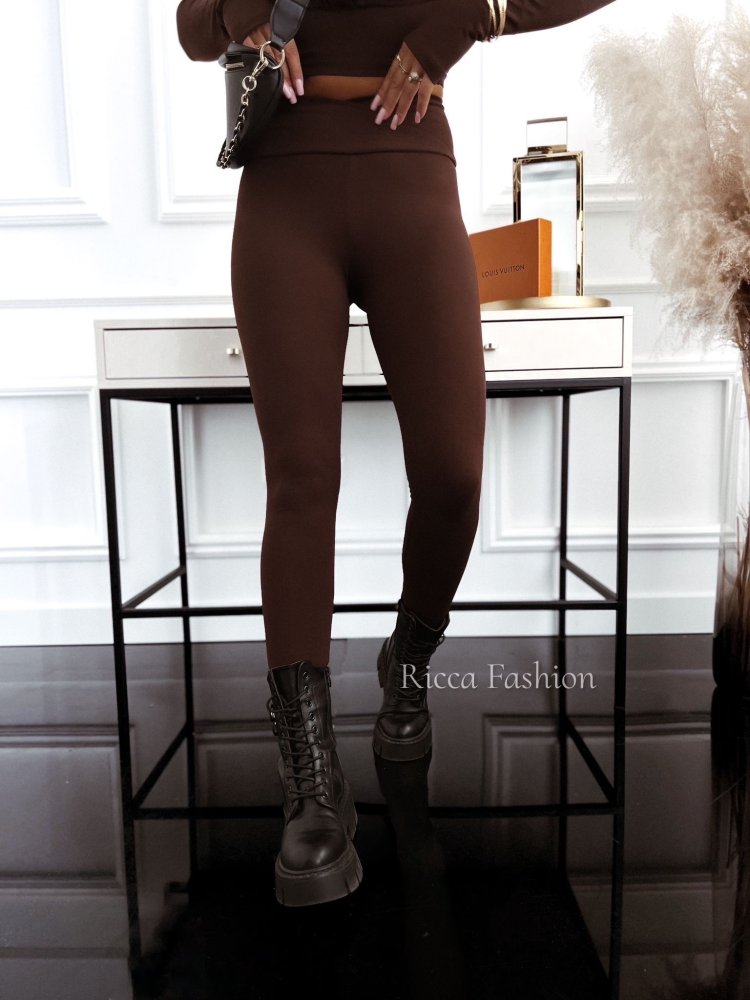 Legginsy RAY, chocolate