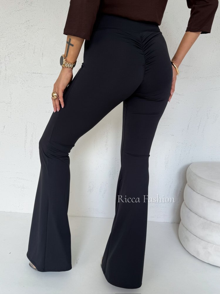 Spodnie dzwony MADRID, black