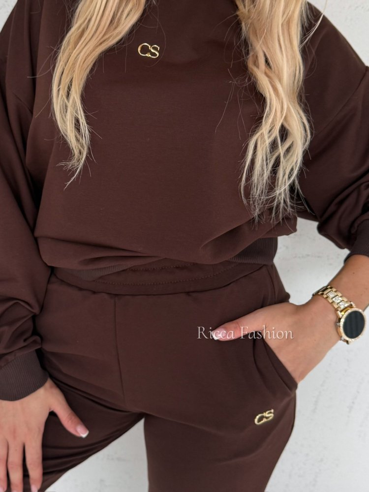 Komplet dresowy COCO STYLE, chocolate