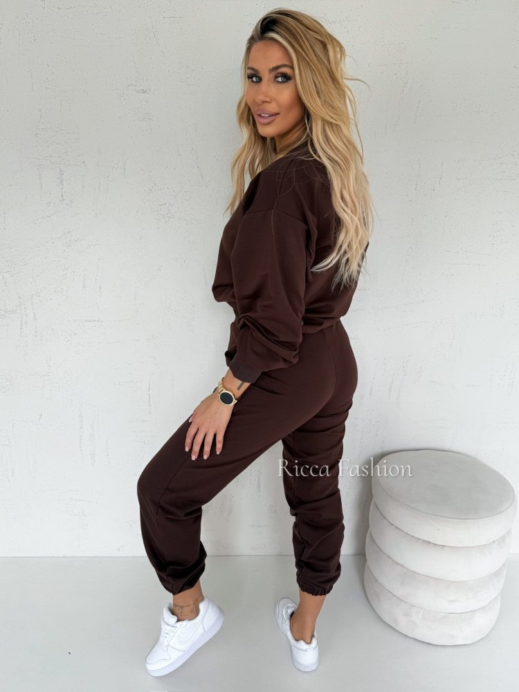 Komplet dresowy COCO STYLE, chocolate