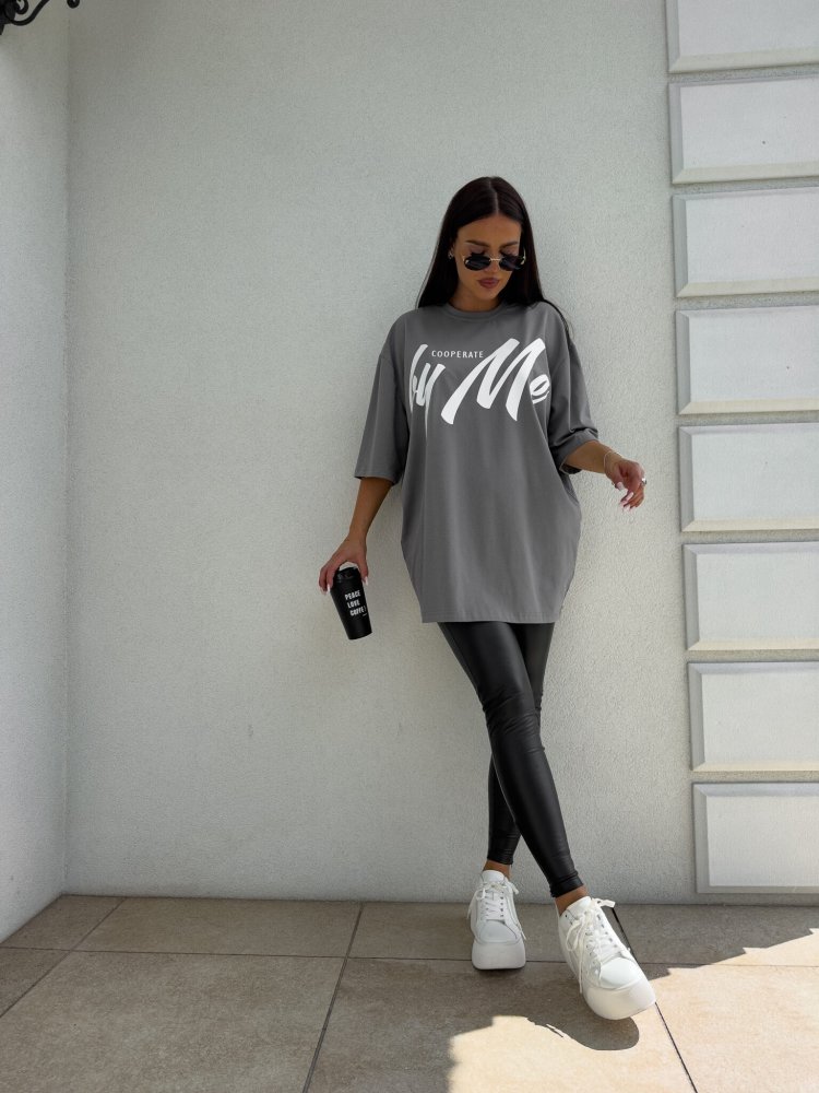 T-shirt/sukienka COLA, szara