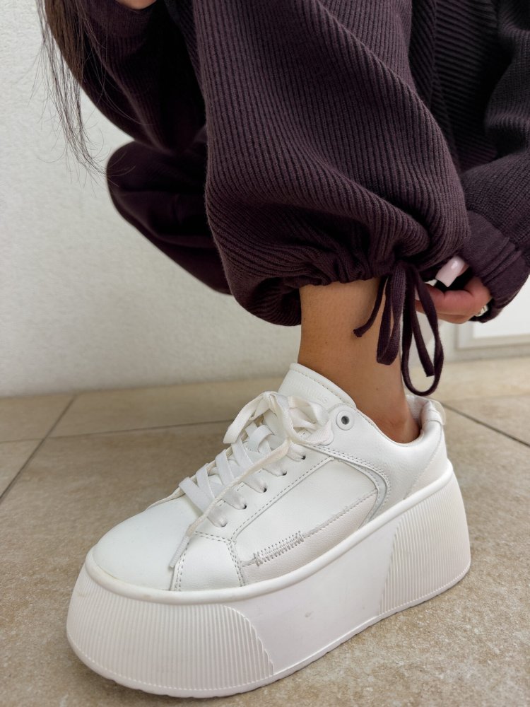 Komplet z kaszmirem CANVAS, czekolada