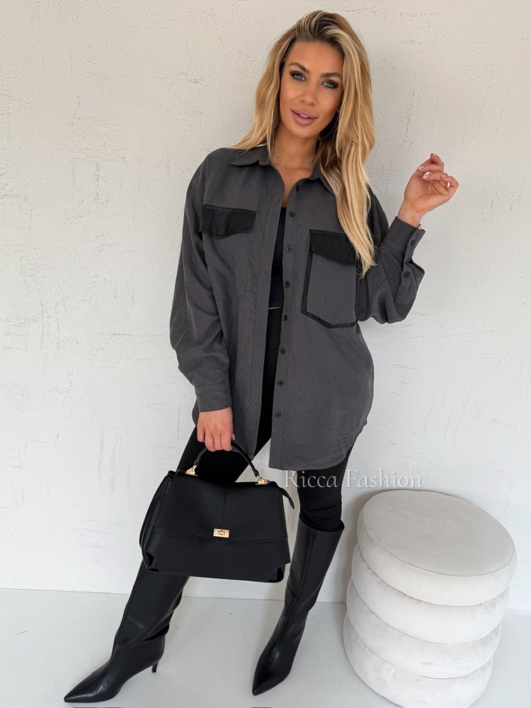 Koszula SKYE, dark gray
