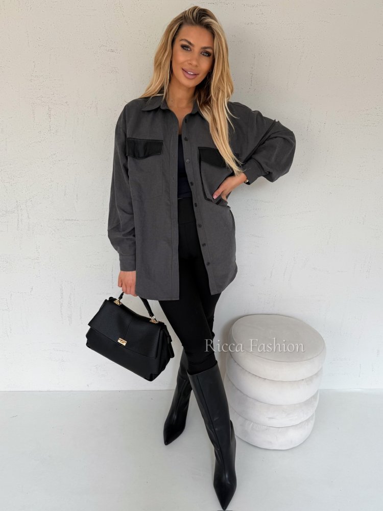 Koszula SKYE, dark gray