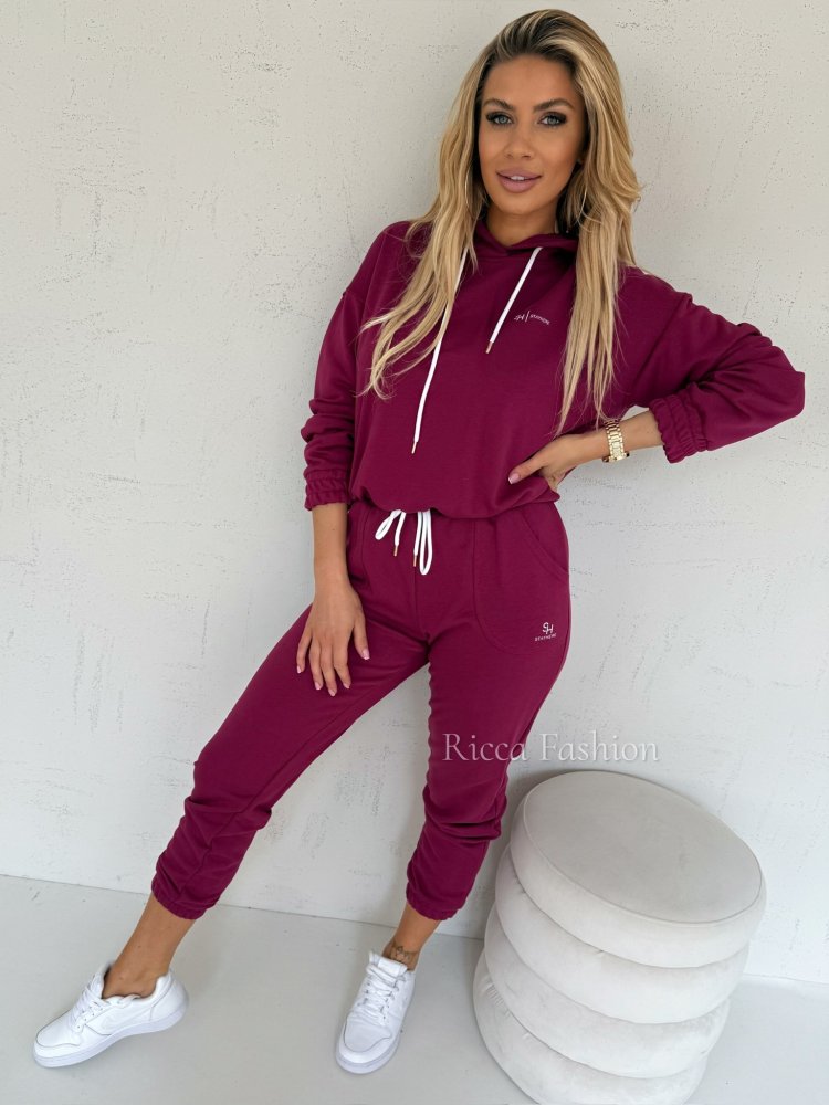 Komplet dresowy KORRI, bordo