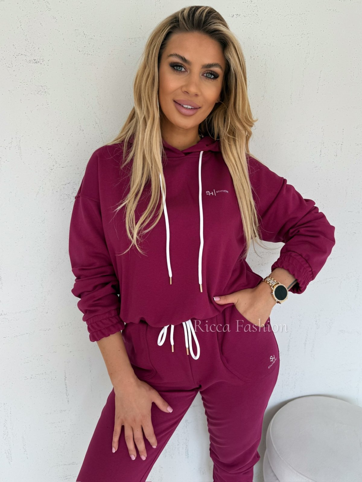 Komplet dresowy KORRI, bordo