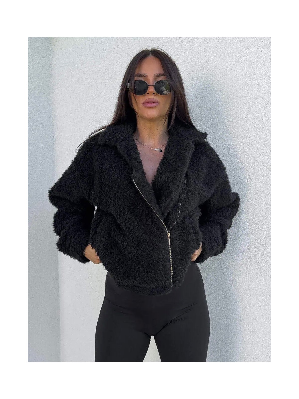 Kurtka/futerko ILANIA, czarny