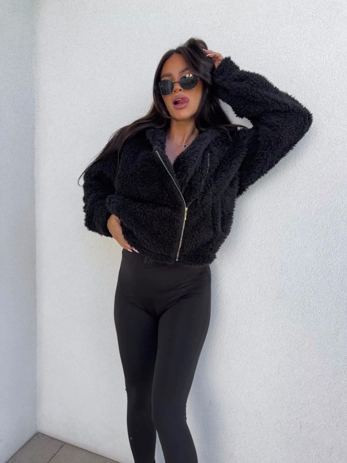 Kurtka/futerko ILANIA, czarny