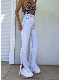 Spodnie FLARED, light jeans