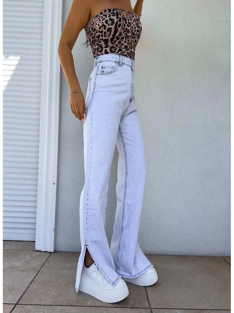 Spodnie FLARED, light jeans