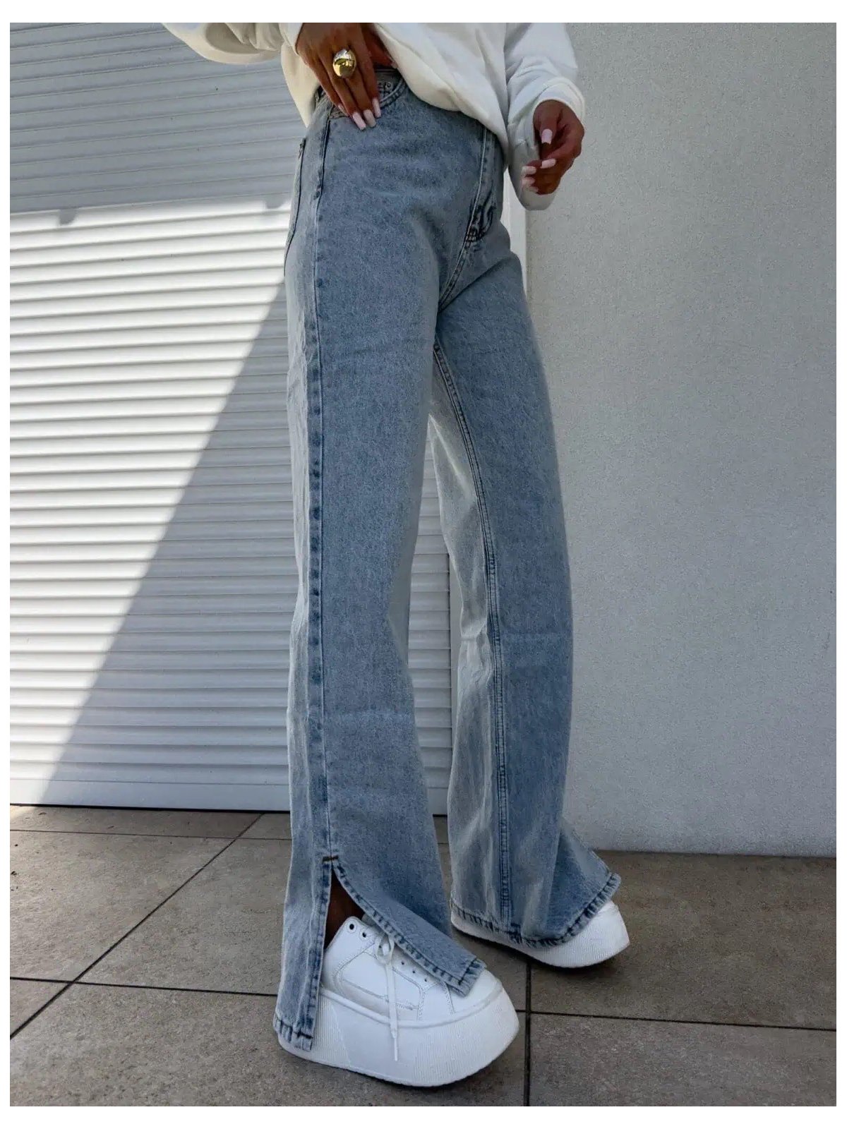 Spodnie FLARED, dark jeans