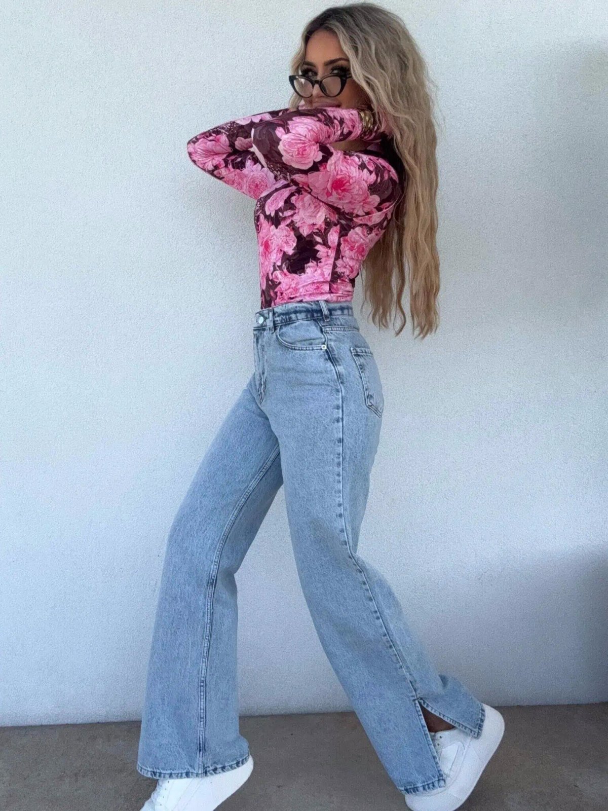 Spodnie FLARED, dark jeans