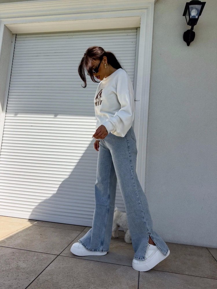 Spodnie FLARED, dark jeans