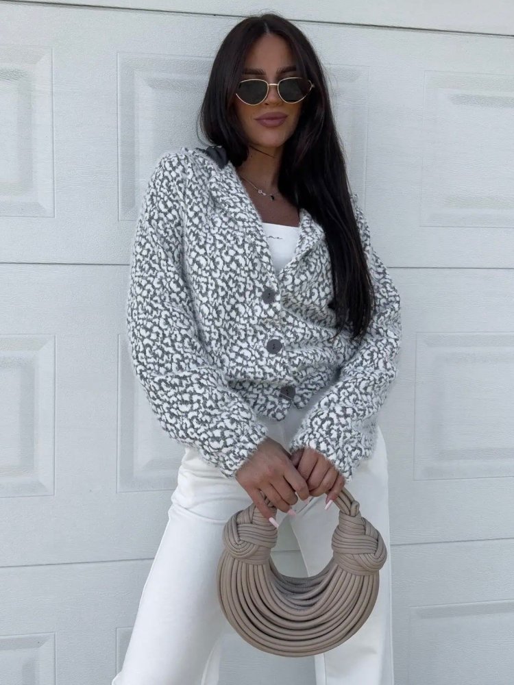 Kurtka MISIO, pantera/szara