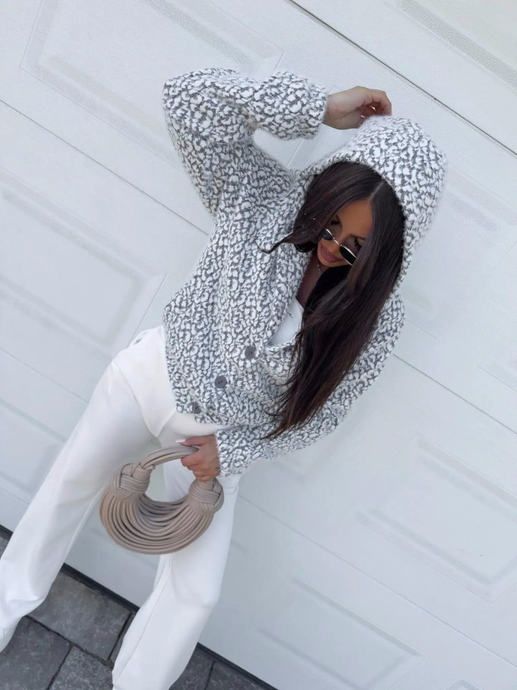 Kurtka MISIO, pantera/szara