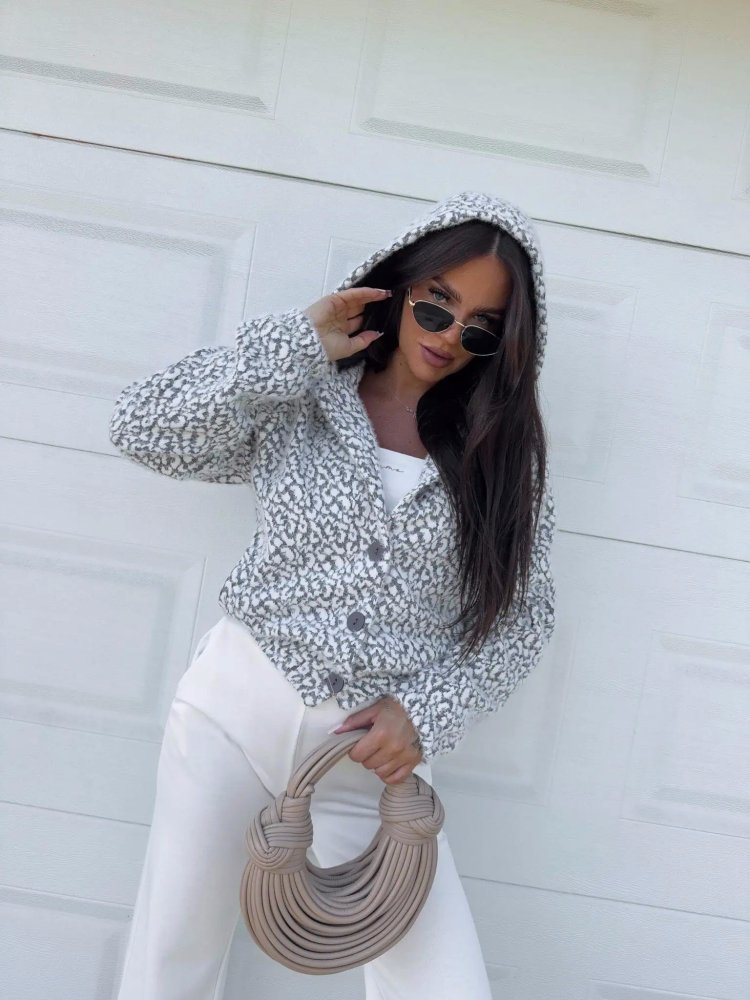 Kurtka MISIO, pantera/szara