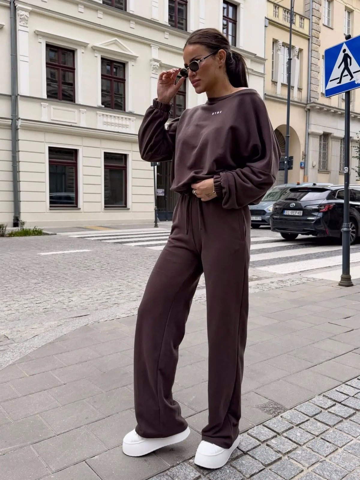 Komplet dresowy SYDNEY, czekolada