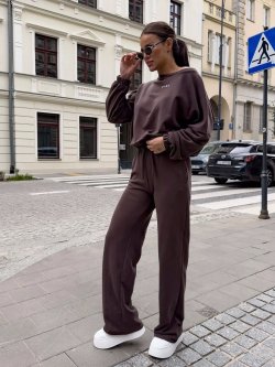 Komplet dresowy SYDNEY, czekolada