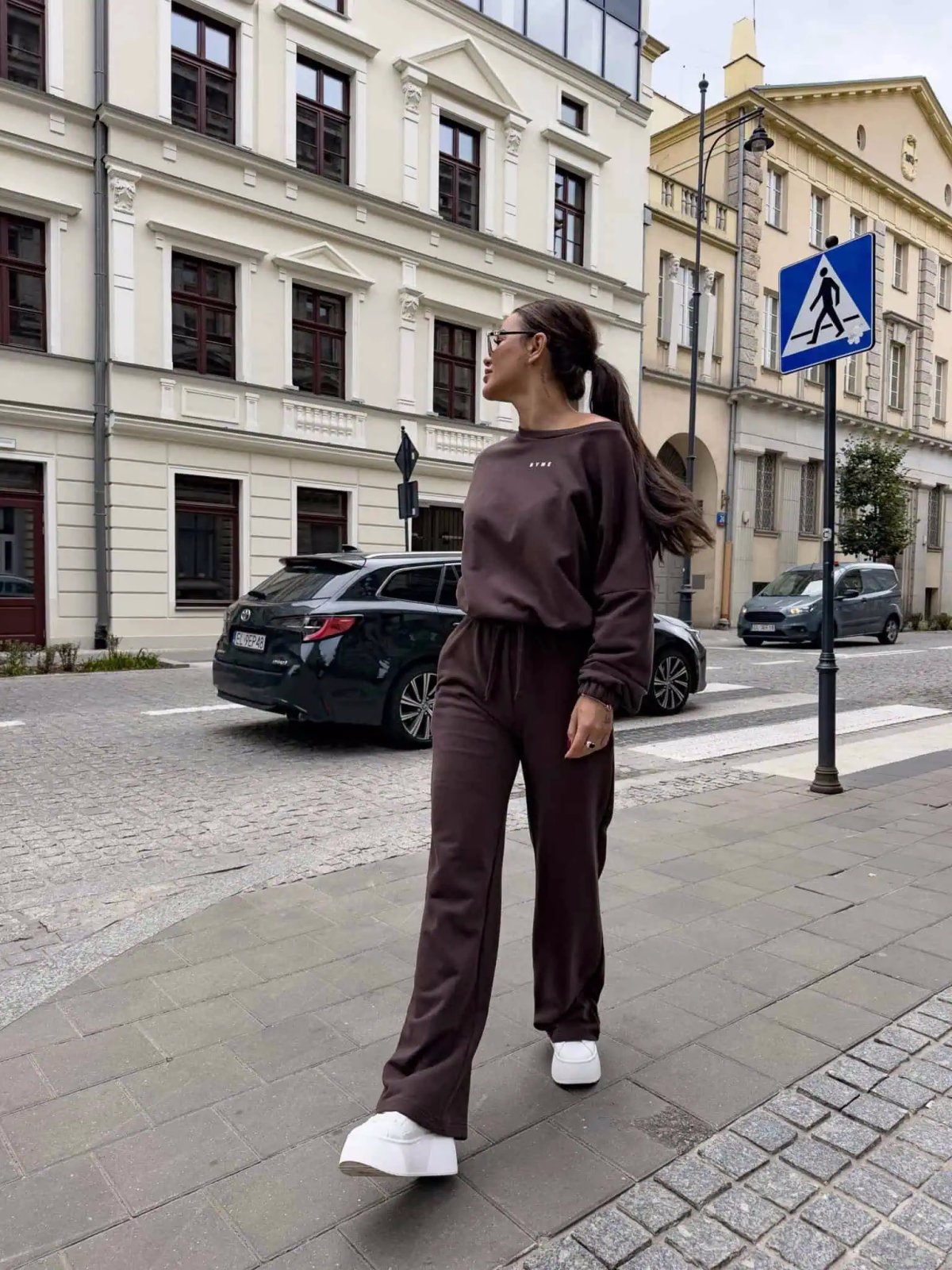 Komplet dresowy SYDNEY, czekolada