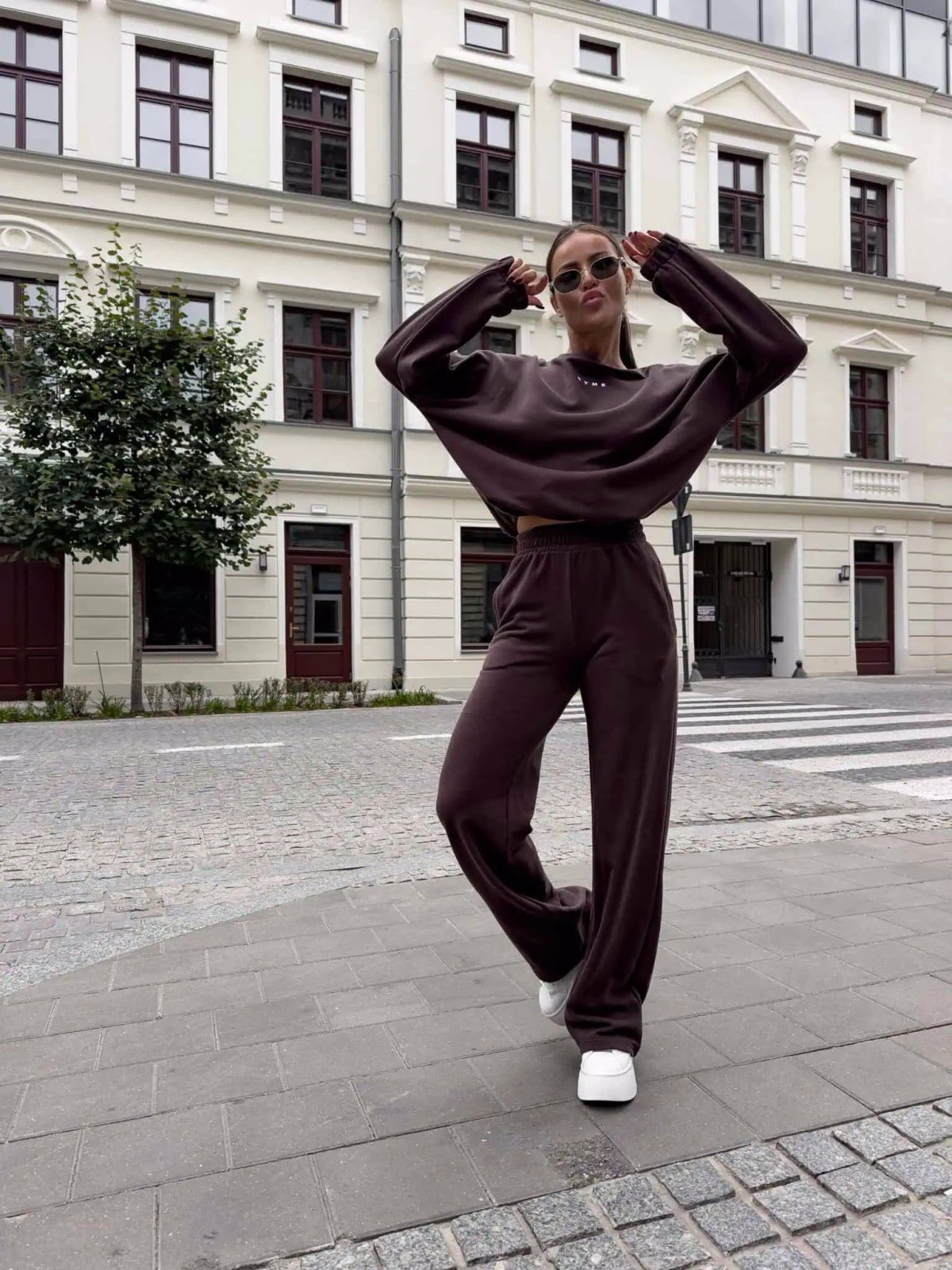 Komplet dresowy SYDNEY, czekolada