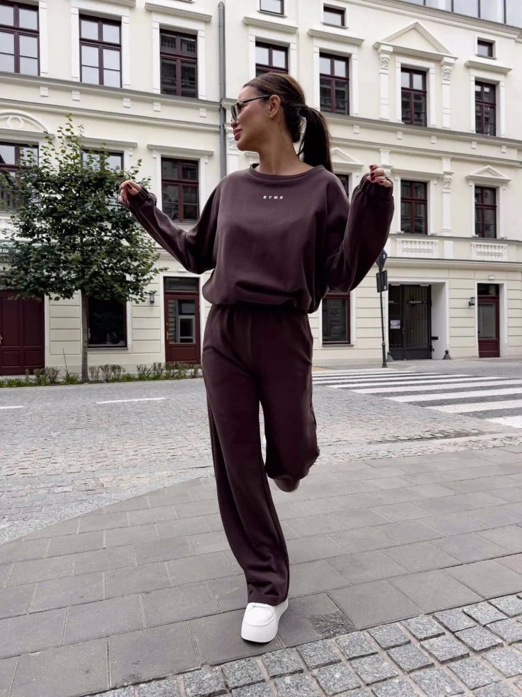 Komplet dresowy SYDNEY, czekolada