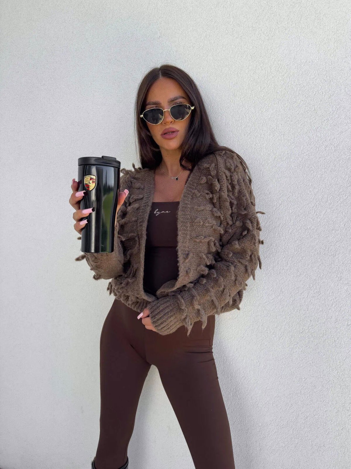 Sweter LIZZY, czekolada